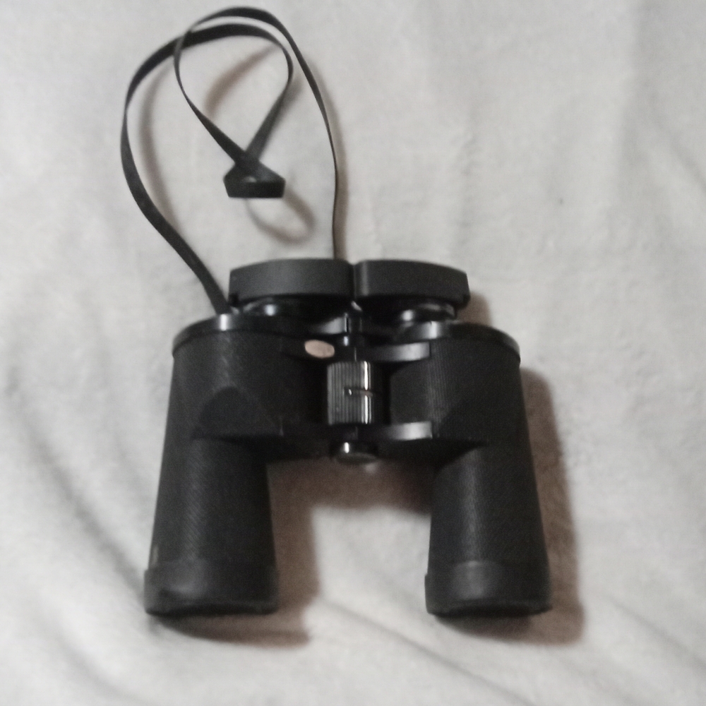 Vintage Tasco World Class Wide Angle Binoculars With Original Case & Lens Covers